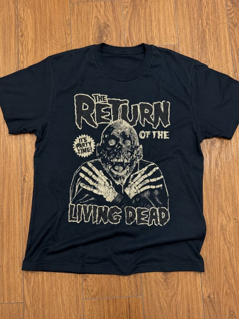 The Return Of The Living Dead Zombie Horror Tee Black